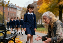 „Majka sa klupe u parku“