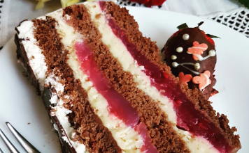 Kapri torta s crnim vinom – Kombinacija čokolade, vina i voća koja oduševljava!