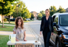 Jedanaestogodišnja devojčica prodavala limunadu da spasi oca — A onda se pojavio crni SUV