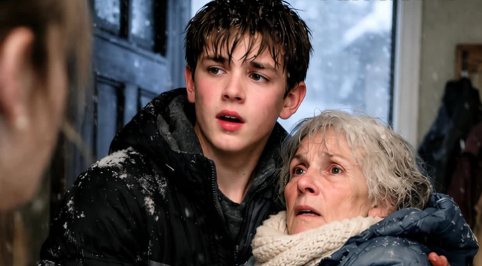 Moj sin je spasio život starije žene koju je zima gotovo odnela