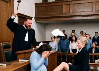 Šutnula me je u sudnici da “dokaže” da nisam trudna — Nije znala da je sudija moj otac