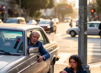 Zaustavio sam se na crvenom i ugledao svoju ćerku kako prosi