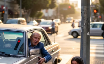 Zaustavio sam se na crvenom i ugledao svoju ćerku kako prosi