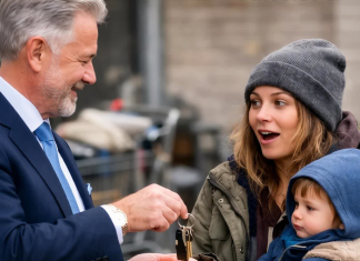 Milioner je dao ključeve vile prosjakinji — ali ono što je zatekao po povratku šokiralo ga je