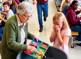 Došao sam da iznenadim ćerku u školi, a onda sam video kako joj učiteljica baca ručak u smeće