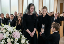 Na sahrani mog muža, svekrva me optužila – a moj sin je pustio snimak koji je promenio sve