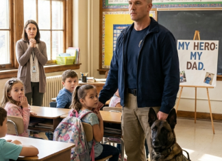 Učiteljica je rekla da je njen otac „samo marinac“ – sledećeg dana pojavio se u učionici sa K9 partnerom