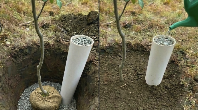 Pametna metoda zalijevanja biljaka uz pomoć PVC cijevi