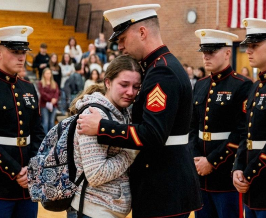Moja ćerka je kažnjena jer je branila svog oca — a onda su marinci ušli u školu