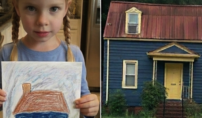 Kćerka je stalno crtala istu bijelu kuću sa crvenim vratima, a istina koju smo otkrili promijenila je našu porodicu
