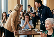 Moj zet je pred punim restoranom zgrabio moju ćerku za kosu – ono što sam uradila sledeće šokiralo je sve